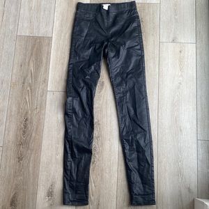 H&M faux leather pants